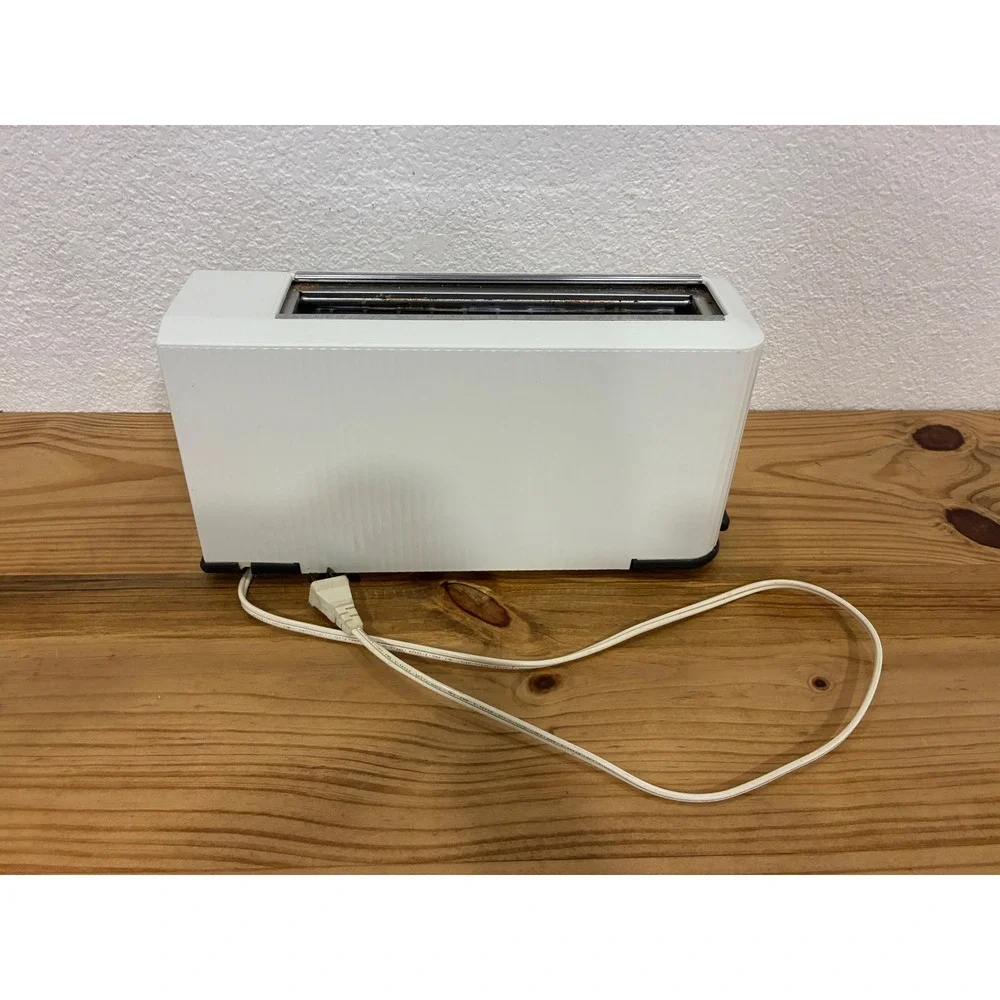 Rowenta Wide Single Slot Toaster 850 Watt White W Germany Vintage Nice!